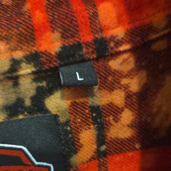 Plaid Red Graphic Utility Jacket - Picture 4 of 5